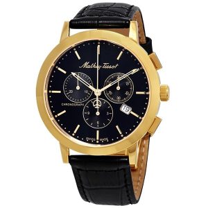 שעון שחור מטי טיסו לגבר - MATHEY TISSOT H9315CHPLN