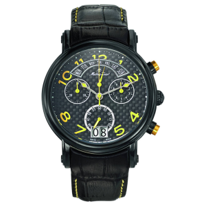 שעון שחור מטי טיסו לגבר - MATHEY TISSOT H7030RSJ