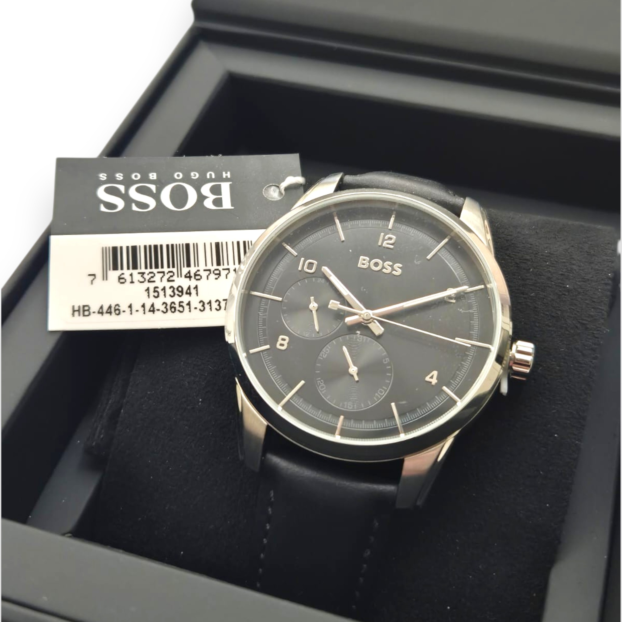 שעון שחור הוגו בוס לגבר - HUGO BOSS 1513941 – תמונה 2